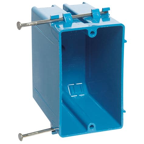 nails for electrical boxes|1 gang plastic electrical box.